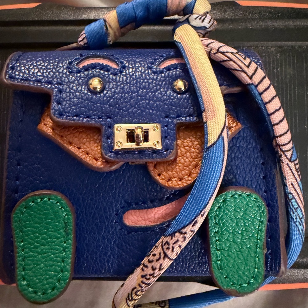 Mini Bag Pendant Coin Purse. Perfect bag charm. - Picture 2 of 6